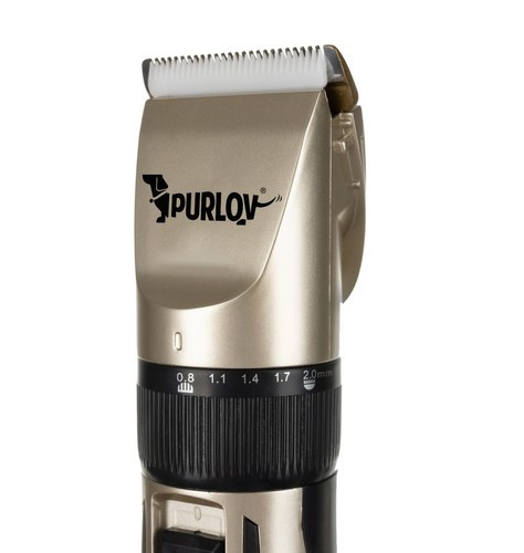 Машинка для стрижки домашних животных Purlov 24089 с 4 насадками и аксессуарами - Зображення 8