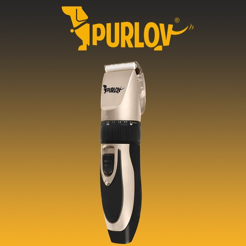 Машинка для стрижки домашних животных Purlov 24089 с 4 насадками и аксессуарами - Зображення 9