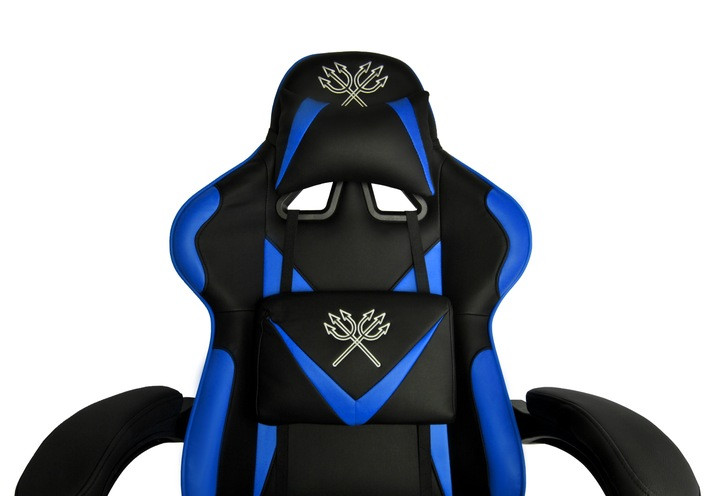 Кресло геймерское с подставкой для ног Malatec Dunmoon 8978 BLUE - Зображення 2