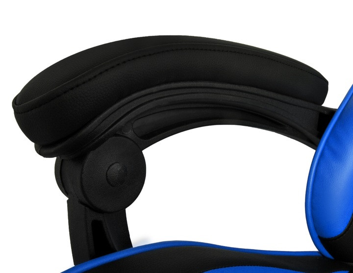 Кресло геймерское с подставкой для ног Malatec Dunmoon 8978 BLUE - Зображення 5