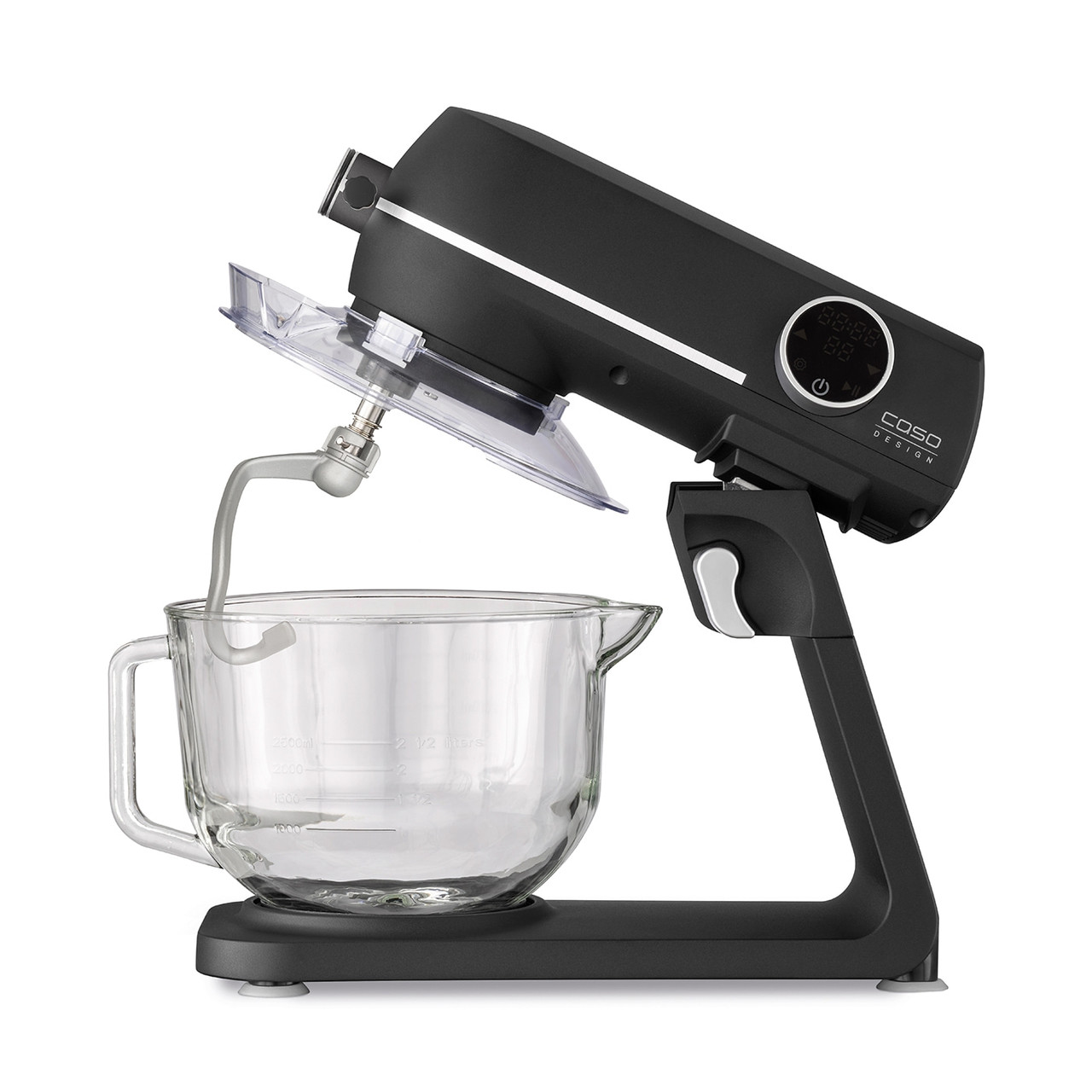 Кухонный комбайн тестомес CASO KM 1800 Black-G 1800W - Зображення 4