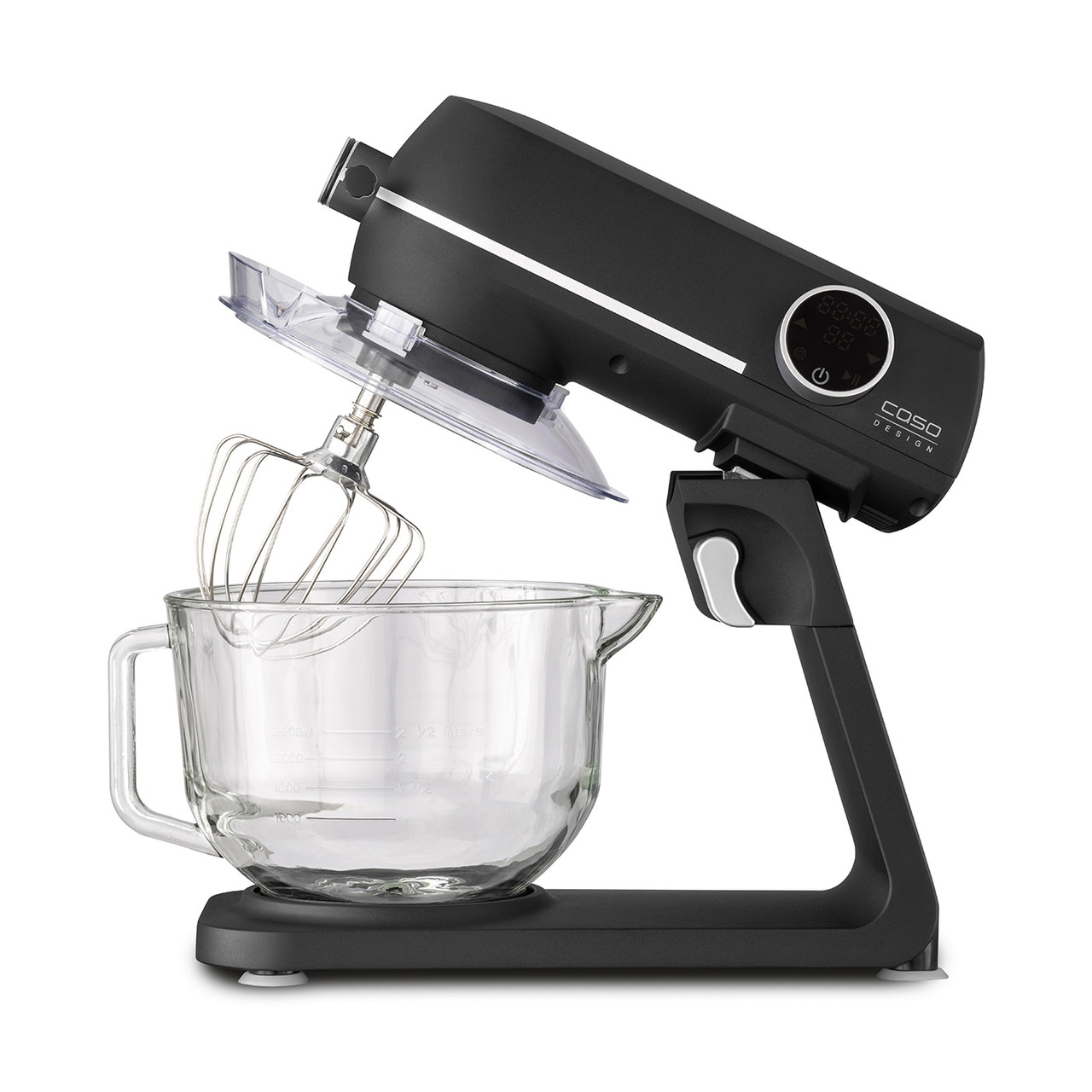 Кухонный комбайн тестомес CASO KM 1800 Black-G 1800W - Зображення 2