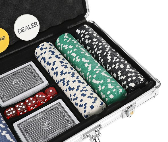 Покерный набор 300 жетонов в чемодане Poker 300 HQ  23528 - Зображення 9