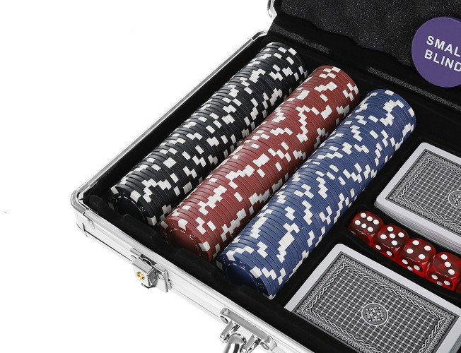 Покерный набор 300 жетонов в чемодане Poker 300 HQ  23528 - Зображення 7