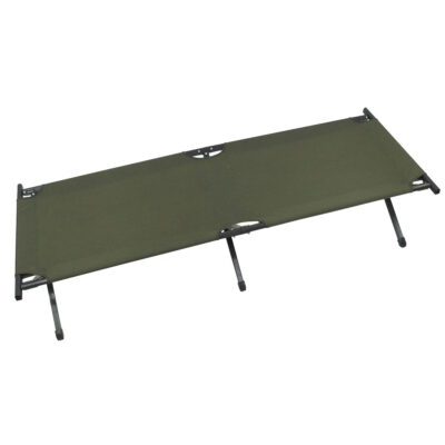 Алюминиевая раскладушка MFH US Olive – 190 x 66 см Германия