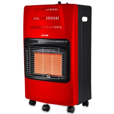 Газовый обогреватель DMS KGH-08 Germany 4.2 кВт с редуктором и шлангом (БЕЗ БАЛОНА) RED