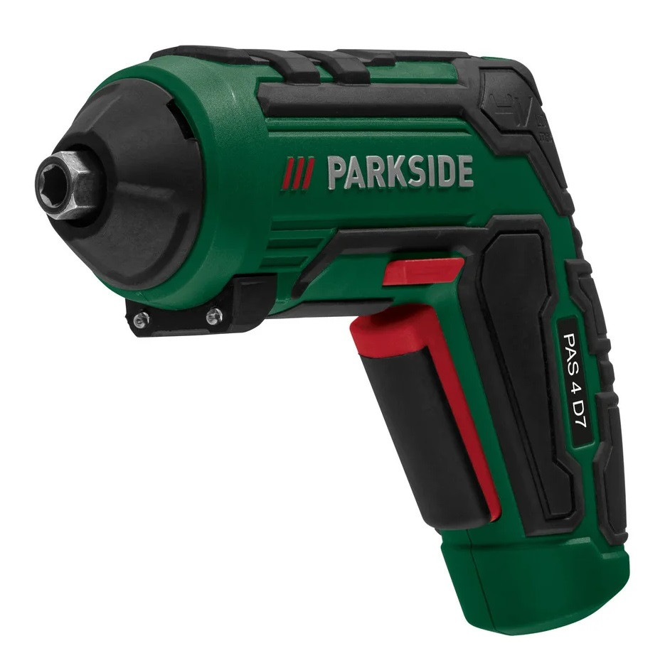 Аккумуляторная отвертка Parkside PAS 4 D7 шуруповерт с насадками 4 V, 1500 mAh, 10 Nm, Германия - Зображення 4