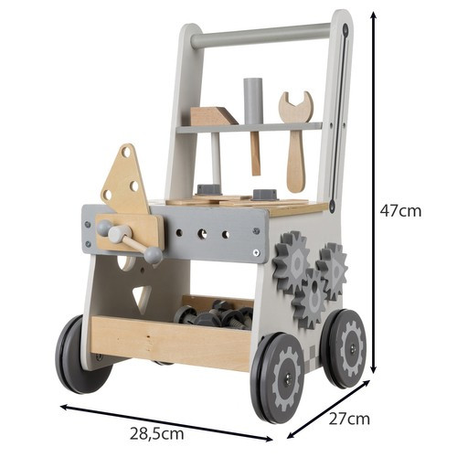 Деревянная мастерская 3в1 Kruzzel 24758 Детский деревянный набор инструментов мастерская - Зображення 3