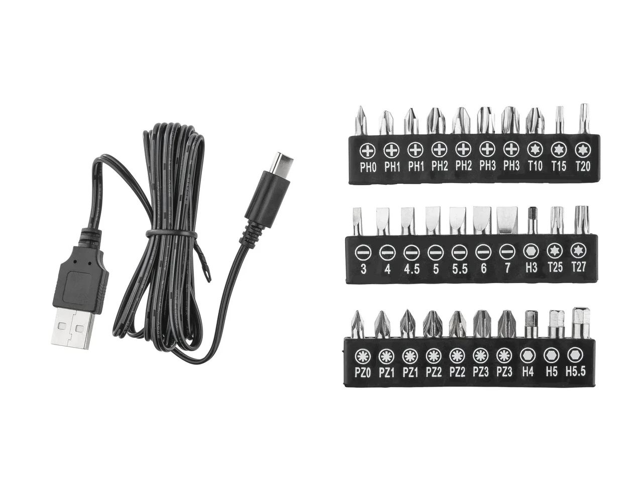 Аккумуляторная отвертка Parkside PAS 5 D5 шуруповерт с насадками 4 V, 1500 mAh, 10 Nm, Германия - Зображення 4