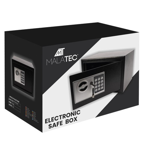 Сейф Malatec 22627 с электронным кодом и ключем для дома, офиса, отеля - Зображення 3