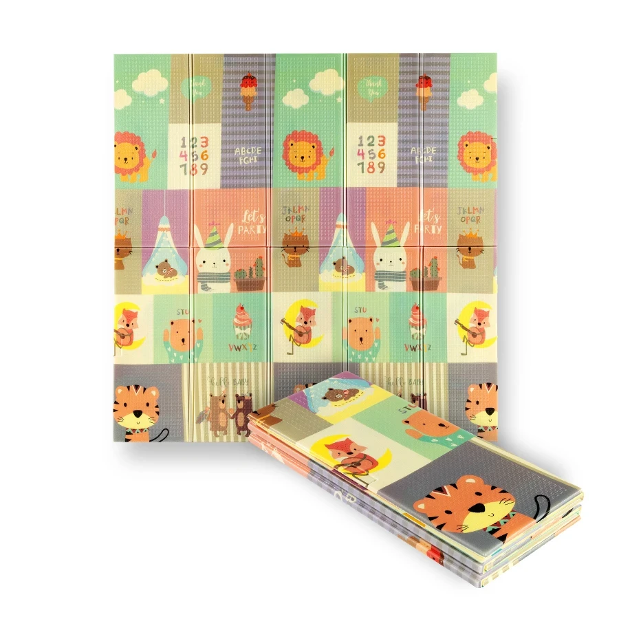 Детский складной коврик Nils Fun Zoo MD04 195x180 см - Зображення 2