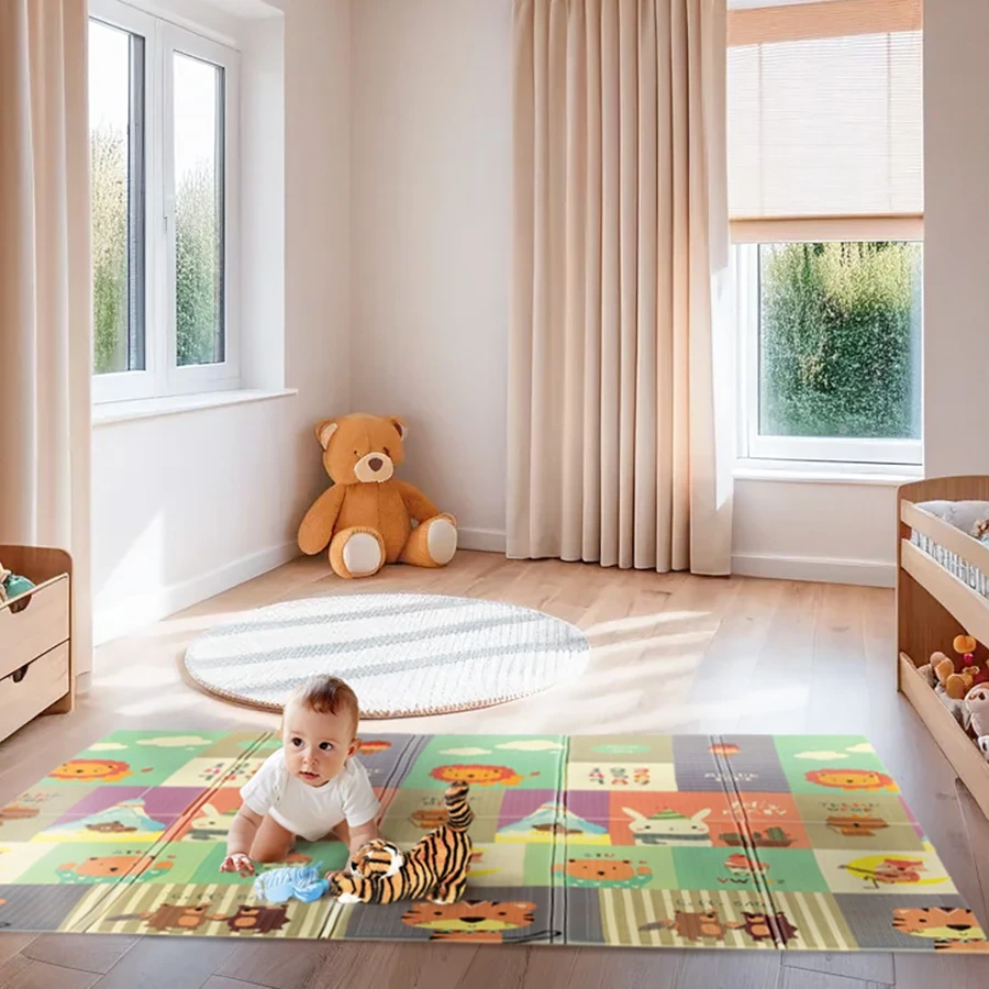 Детский складной коврик Nils Fun Zoo MD04 195x180 см - Зображення 3