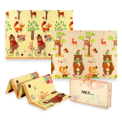 Детский складной коврик Nils Fun Forest MD05 190×150 cm