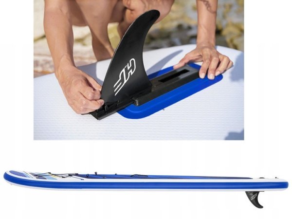 SUP доска 305см Bestway 65350 с аксессуарами сапборд сап доска 120 кг 305 x 84 х 12 см, синяя - Зображення 4