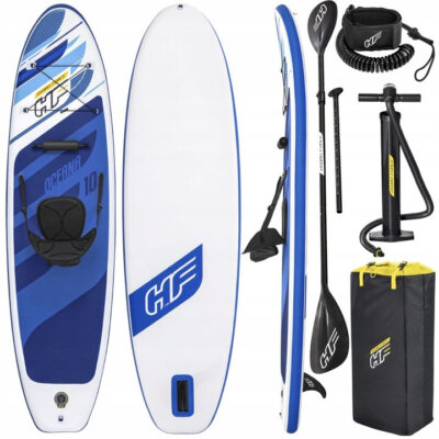 SUP доска 305см Bestway 65350 с аксессуарами сапборд сап доска 120 кг 305 x 84 х 12 см, синяя