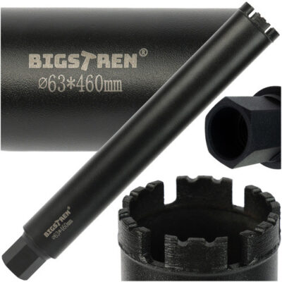 Алмазное сверло коронка 63×450 мм Bigstren 27082