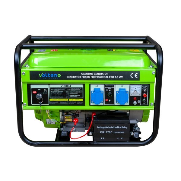 Генератор бензиновый однофазный Volteno VO2864 Professional Pro 2,5 kW - Зображення 2
