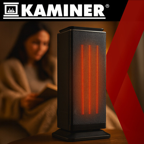 Электрический керамический обогреватель Lumni 2.0 Kaminer 26376 с таймером 2000 Вт - Зображення 9