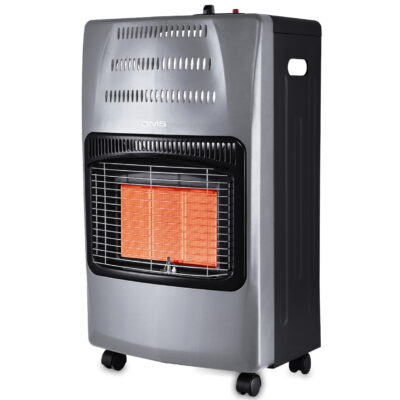 Газовый обогреватель DMS KGH-08 Germany 4.2 кВт с редуктором и шлангом (БЕЗ БАЛОНА) GREY