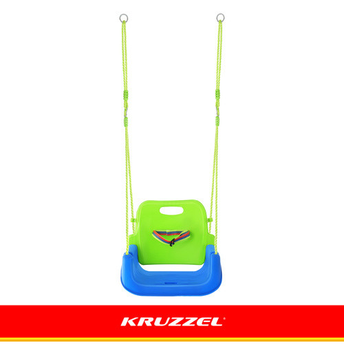Детская качеля-трансформер 3-в-1 зелено-синяя Kruzzel 27358 - Зображення 6