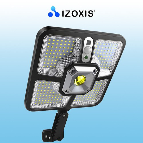 Солнечный уличный фонарь Izoxis 22736 датчик движения, пульт 220 LED - Зображення 3