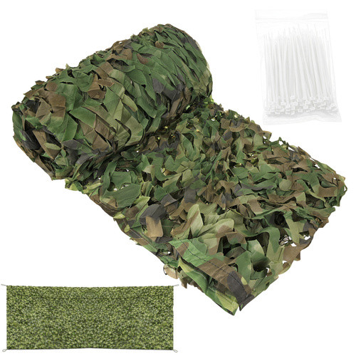 Камуфляжная маскирующая сетка 3x6 м Gardlov 27385 + 100 шт. стяжек
