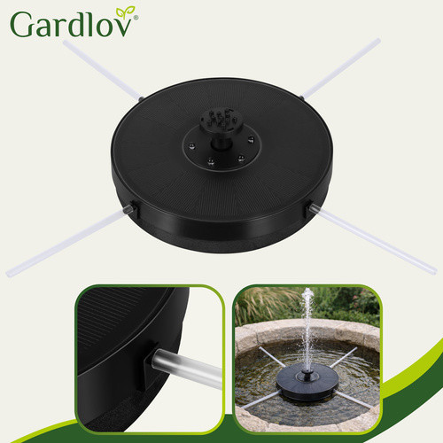 Солнечный садовый фонтан Gardlov 23227 со светодиодной подсветкой - Зображення 6