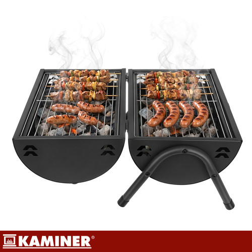 Садовый туристический мангал Kaminer 27322 38х30х40см - Зображення 10