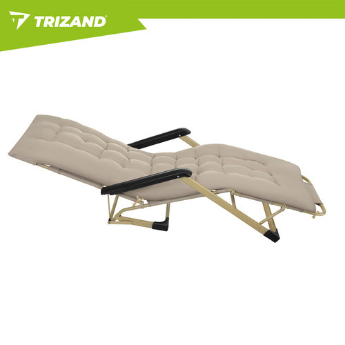 Складной садовый шезлонг 60x177x30 см Trizand 27553 - Зображення 8
