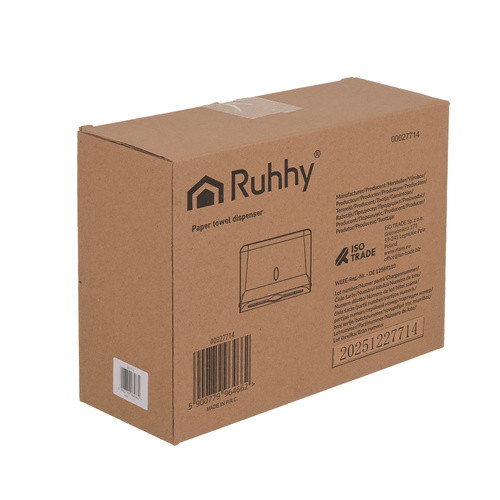 Диспенсер для бумажных полотенец Ruhhy 27714 Black - Зображення 5