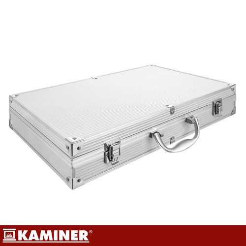 Набор для гриля Kaminer 27433 26 предметов, нержавеющая сталь, чемодан - Зображення 6