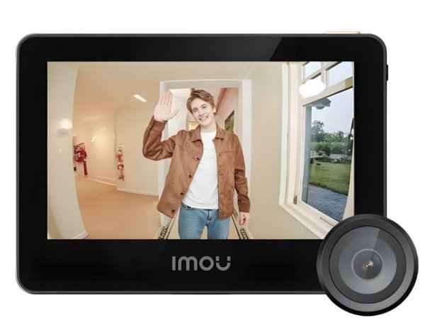Умный Wi-Fi видеоглазок для дверей IMOU VD1 5MP с аккумулятором и AI-детектором движения - Зображення 2