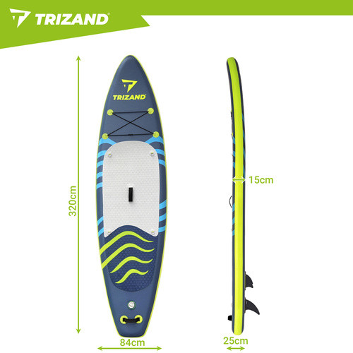 SUP доска 320см Trizand 27786 с аксессуарами сапборд сап доска 150 кг - Зображення 2
