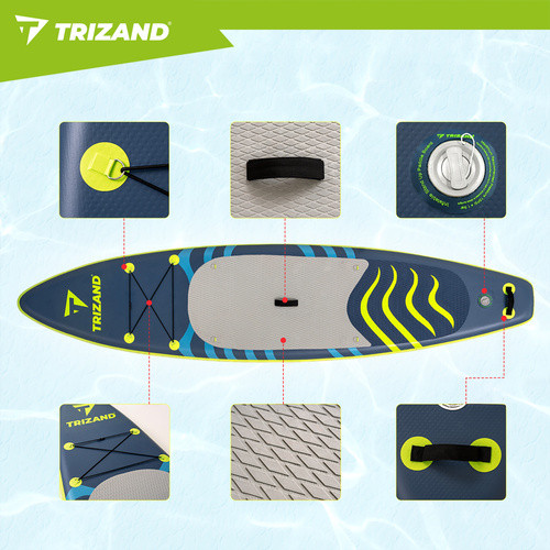SUP доска 320см Trizand 27786 с аксессуарами сапборд сап доска 150 кг - Зображення 4